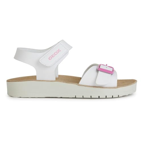 Geox J COSTAREI GI Sandal, White, 26 EU von Geox