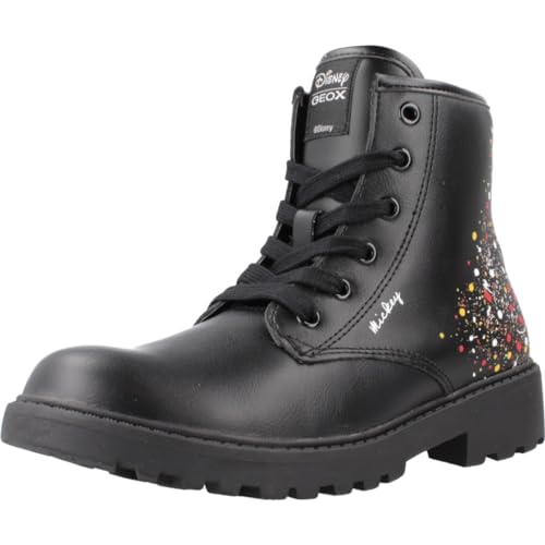 Geox J Casey Girl Ankle Boot, Black/Multicolor, 28 EU von Geox