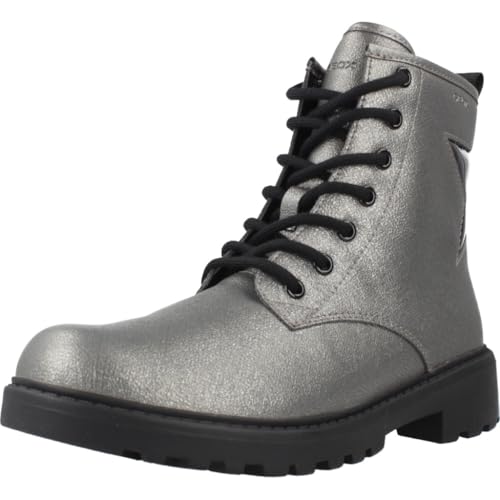 Geox J Casey Girl Ankle Boot, Graphite/Black, 35 EU von Geox