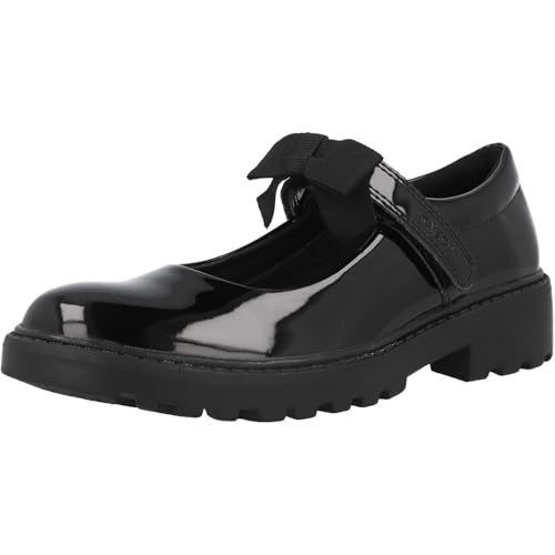 Geox Mädchen J Casey Girl Ballet Flat, Schwarz, 33 EU von Geox