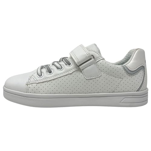 Geox J DJROCK Boy Sneaker,White Lt Grey,33 EU von Geox