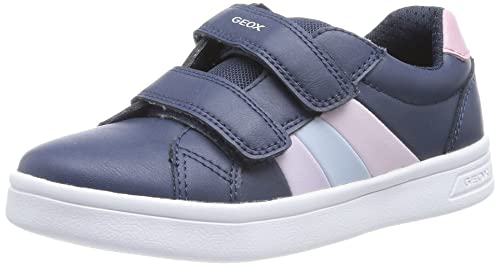 Geox Damen J DJROCK Girl Sneaker, Navy/PINK, 37 EU von Geox