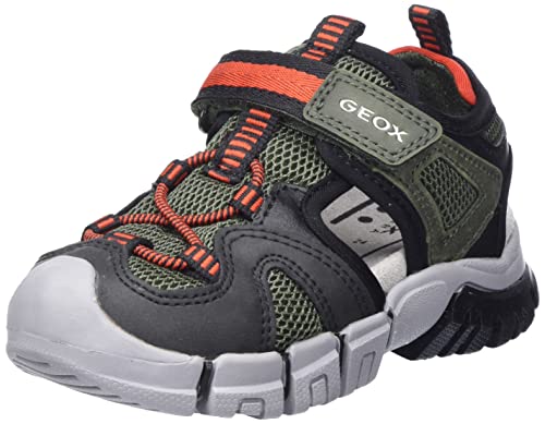 Geox J DYNOMIX Boy Sandal, Military/RED, 29 EU von Geox