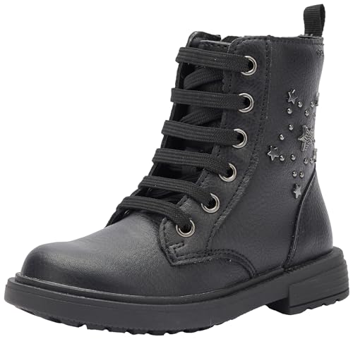 Geox J Eclair Girl Ankle Boot, Black, 29 EU von Geox