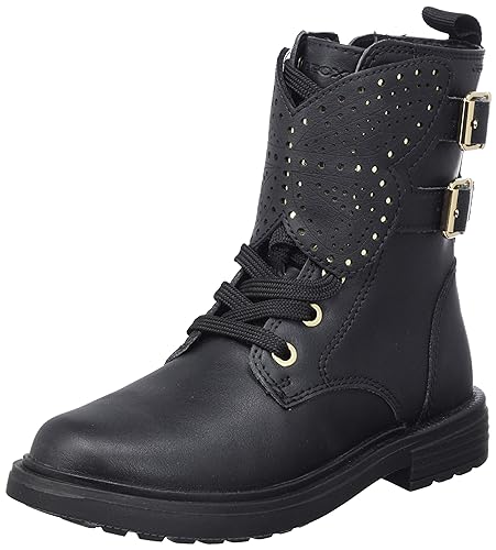 Geox J Eclair Girl Ankle Boot, Black, 30 EU von Geox