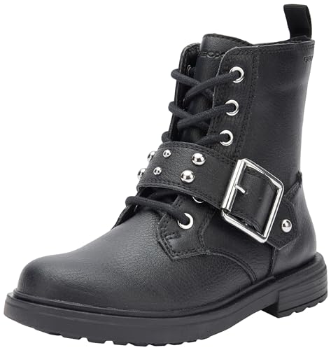 Geox J Eclair Girl Ankle Boot, Black, 31 EU von Geox