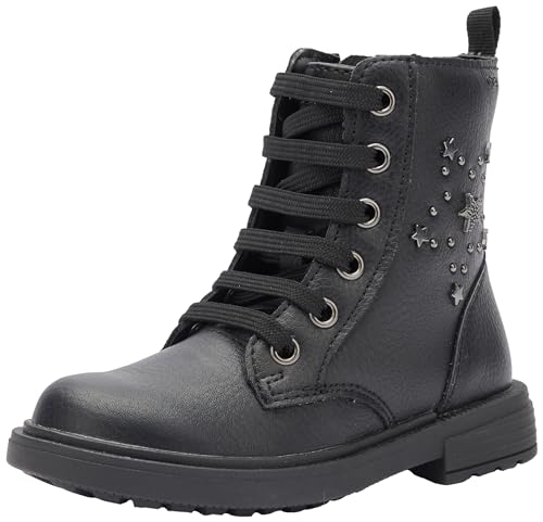 Geox J Eclair Girl Ankle Boot, Black, 36 EU von Geox