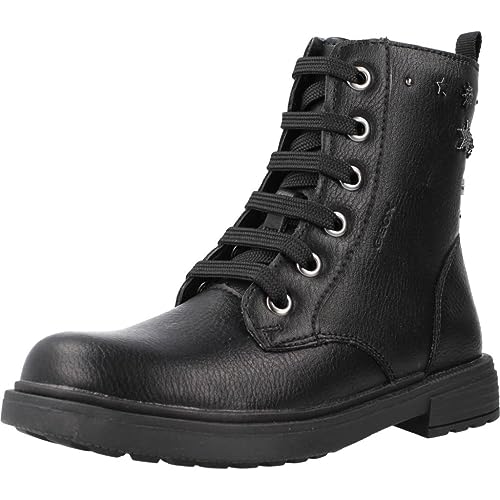 Geox J Eclair Girl Ankle Boot, Black, 39 EU von Geox
