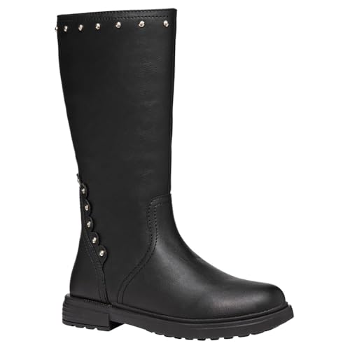 Geox J Eclair Girl D Mid Calf Boot, Black, 33 EU Geox J Eclair Girl D Mid Calf Boot, Black, 33 EU von Geox