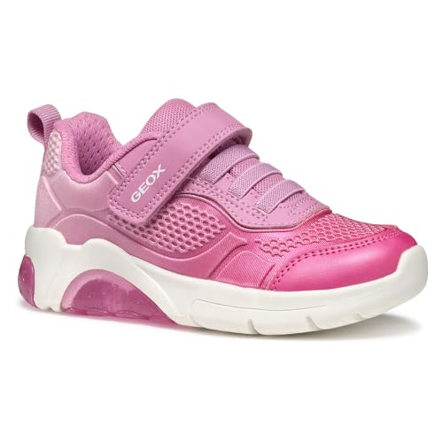 Geox J FADINLIGHT Girl C Sneaker, Pink/Fuchsia, 24 EU von Geox