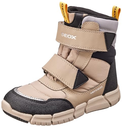 Geox J FLEXYPER Boy B ABX Ankle Boot, BEIGE/Black, 37 EU von Geox