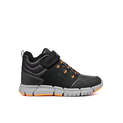 Geox J Flexyper Boy B Abx Ankle Boot, Black/Navy, 38 EU von Geox