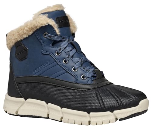 Geox Unisex Kinder J Flexyper Boy Abx Ankle Boot, Denim Black, 34 EU Geox Unisex Kinder J Flexyper Boy Abx Ankle Boot, Denim Black, 34 EU von Geox