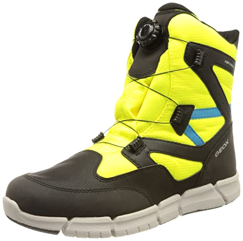 Geox Jungen J Flexyper Boy B Abx Stiefeletten,Fluo Yellow Black,32 EU von Geox