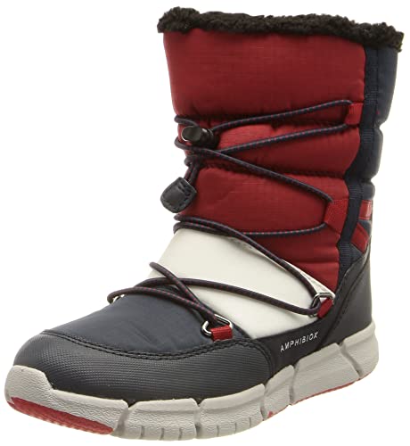 Geox Jungen J Flexyper Boy B Abx Stiefeletten,Navy Red,39 EU von Geox