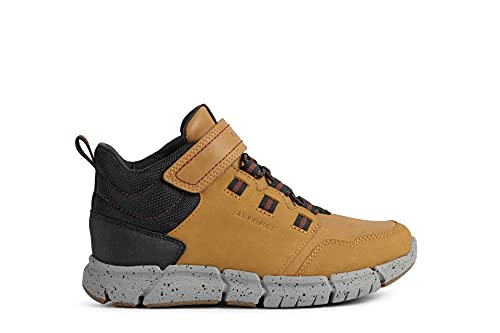 Geox J Flexyper Boy B Abx Ankle Boot, Dk Yellow Black, 28 EU von Geox