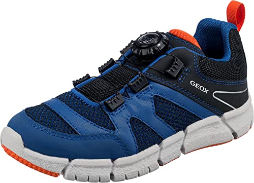 Geox Mädchen J Flexyper Boy D Sneakers, Royal Black, 36 EU von Geox