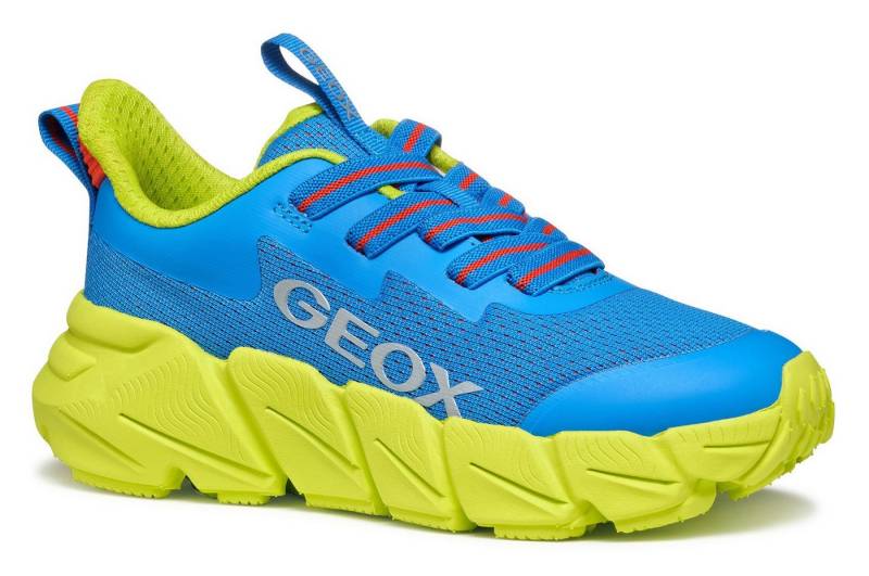Geox J FLEXYPER FAST BOY Sneaker, Chunky Sneaker, Laufschuh, Sportschuh mit praktischem Gummizug von Geox
