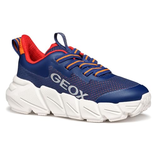Geox J FLEXYPER Fast Boy Sneaker, Navy, 38 EU von Geox