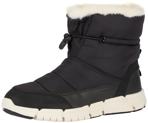 Geox J FLEXYPER Girl B AB Ankle Boot, Black, 31 EU von Geox