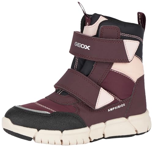 Geox J FLEXYPER Girl B AB Ankle Boot, DK Burgundy, 35 EU Geox J FLEXYPER Girl B AB Ankle Boot, DK Burgundy, 35 EU von Geox