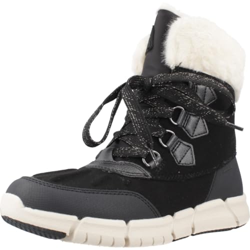 Geox J FLEXYPER Girl B AB Snow Boot, Black/Milk, 38 EU Geox J FLEXYPER Girl B AB Snow Boot, Black/Milk, 38 EU von Geox