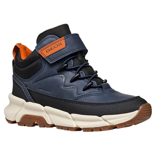 Geox J FLEXYPER Plus Boy Ankle Boot, Navy/Black, 39 EU Geox J FLEXYPER Plus Boy Ankle Boot, Navy/Black, 39 EU von Geox