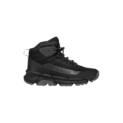 Geox Jungen J Flexyper Plus Boy Sneaker, Schwarz, 28 EU von Geox