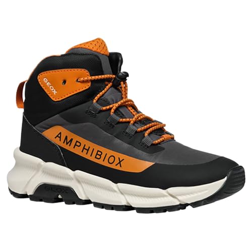Geox J FLEXYPER Plus Boy Sneaker, schwarz/weiß, 40 EU Geox J FLEXYPER Plus Boy Sneaker, schwarz/weiß, 40 EU von Geox