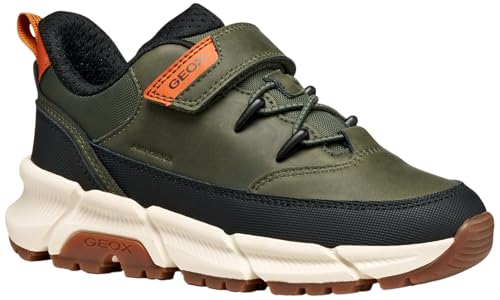 Geox J FLEXYPER Plus Boy Sneaker, Military, 38 EU von Geox
