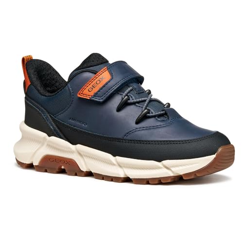 Geox J FLEXYPER Plus Boy Sneaker, Navy, 37 EU von Geox