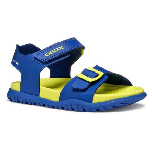 Geox Jungen J Fusbetto Bo Sandal, Royal Fluo Yellow, 26 EU von Geox