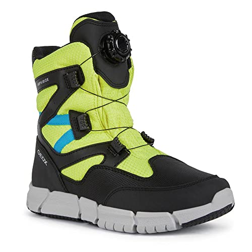 Geox J Flexyper Boy B Abx Ankle Boot, Fluo Yellow Black,30 EU von Geox