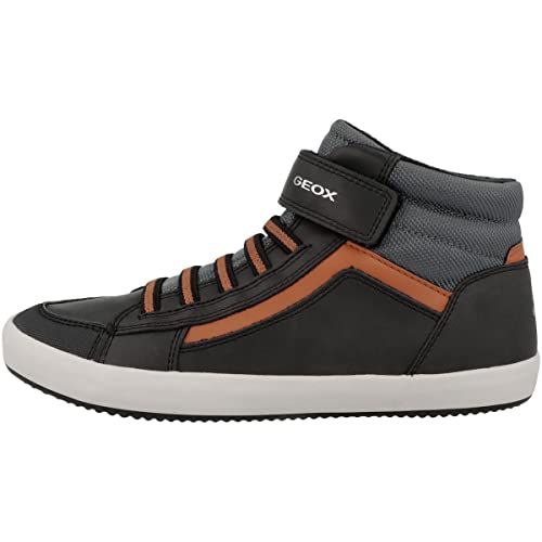 Geox Jungen J Gisli Boy A Sneakers,25 EU,Black Rust von Geox