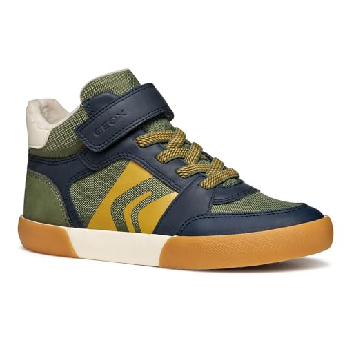 Geox J GISLI Boy Sneaker, Military/Navy, 34 EU von Geox