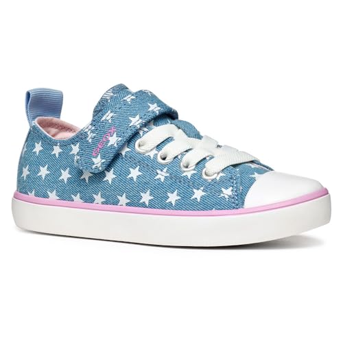 Geox J GISLI Girl A Sneaker, Denim, 29 EU Geox J GISLI Girl A Sneaker, Denim, 29 EU von Geox