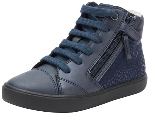 Geox J GISLI Girl B Sneaker, Navy/Silver, 29 EU von Geox