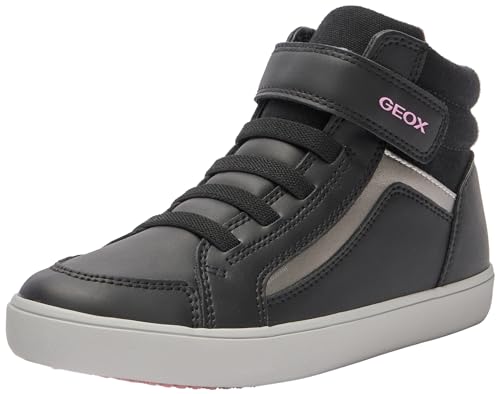 Geox J GISLI Girl C Sneaker, Black, 31 EU von Geox