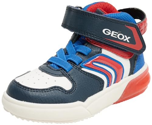Geox J GRAYJAY Boy Sneaker, Navy/RED, 32 EU Geox J GRAYJAY Boy Sneaker, Navy/RED, 32 EU von Geox