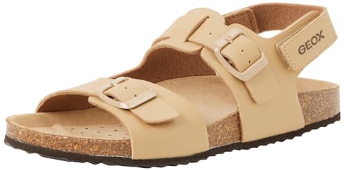 Geox J Ghita Boy D Sandal, BEIGE, 35 EU von Geox