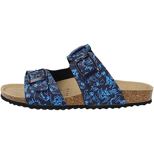 Geox J Ghita Boy Sandal, Navy, 24 EU Schmal von Geox