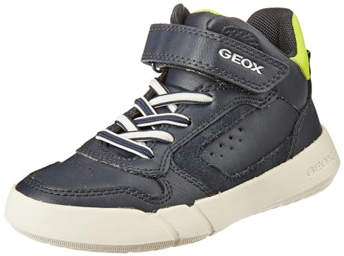 Geox J HYROO Boy A Sneaker, Navy/Lime, 38 EU Geox J HYROO Boy A Sneaker, Navy/Lime, 38 EU von Geox
