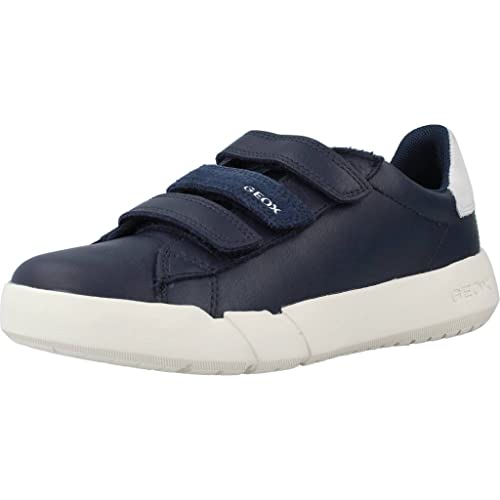 Geox J HYROO Boy Sneaker, Navy/White, 30 EU von Geox