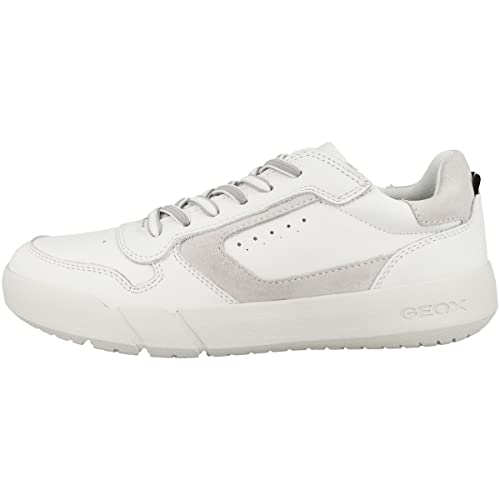 Geox J HYROO Boy Sneaker, White/Black, 31 EU Geox J HYROO Boy Sneaker, White/Black, 31 EU von Geox