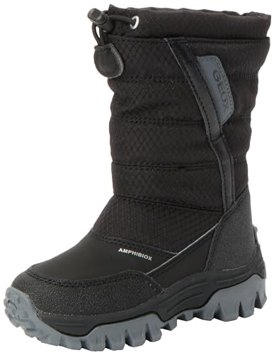 Geox J Himalaya Boy B ABX Ankle Boot, Black, 38 EU von Geox