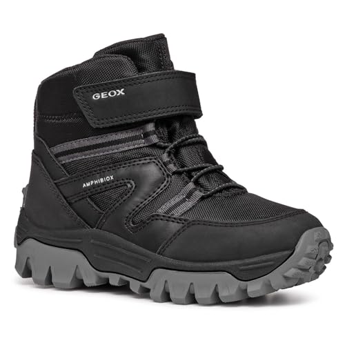 Geox J Himalaya Boy B ABX Ankle Boot, Black, 38 EU von Geox