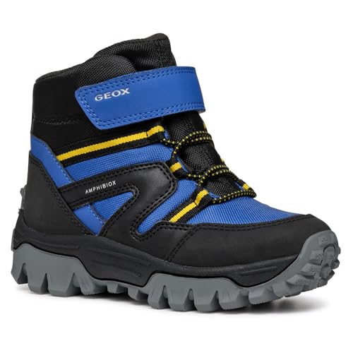 Geox J Himalaya Boy B ABX Ankle Boot, ROYAL/Black, 36 EU von Geox