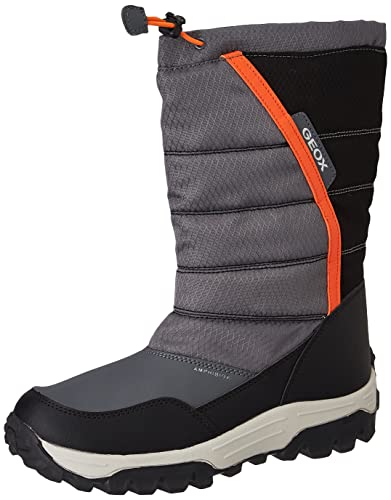 Geox Jungen J Himalaya Boy B Abx Stiefel,Dk Grey Orange,25 EU von Geox