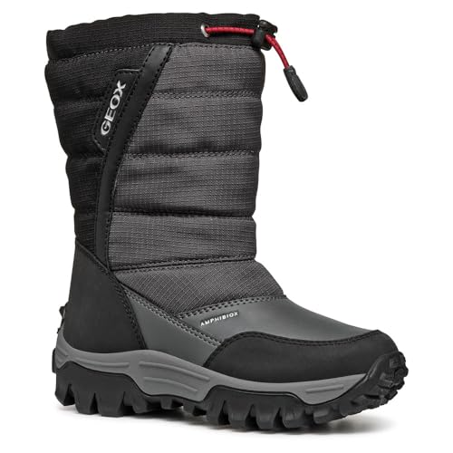 Geox J Himalaya Boy B ABX Snow Boot, Anthracite/Black, 37 EU von Geox