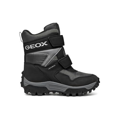 Geox J Himalaya Boy B ABX Snow Boot, Anthracite/Black, 39 EU von Geox